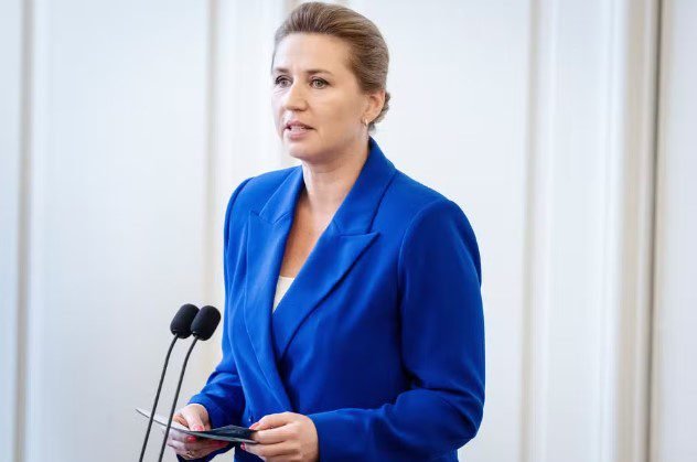 Mette Frederiksen em 5 de junho de 2024 — Foto: Ritzau Scanpix/Mads Claus Rasmussen/Via Reuters