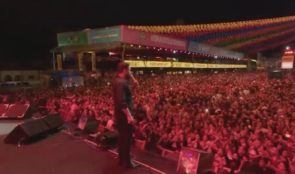 Show de Wesley Safadão foi o mais esperado pelo público ontem (31). São João