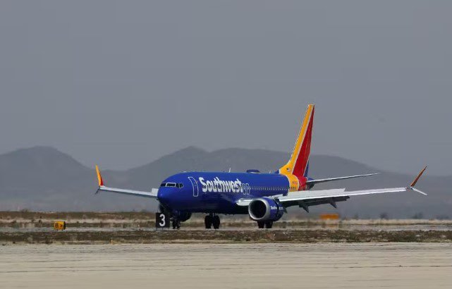 O voo do Boeing 737 MAX da Southwest, mesmo modelo da outra aeronave