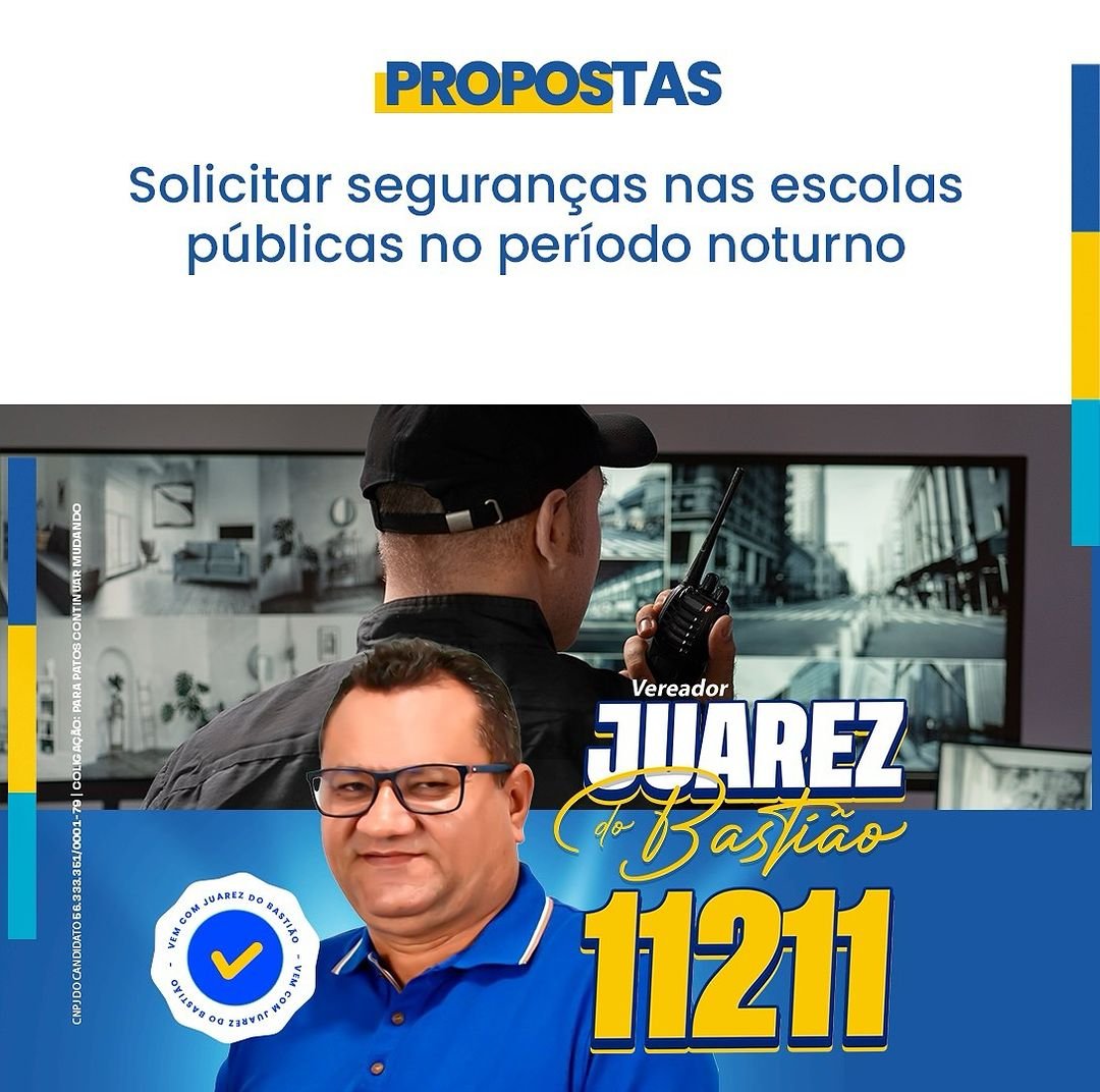 Segurança nas Escolas Públicas de Patos no Período Noturno!
