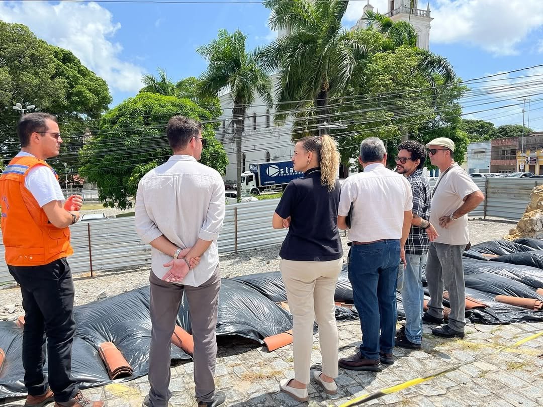 Após queda de parte do muro do Mosteiro de São Bento, força-tarefa planeja muro de arrimo e projeto de recomposição