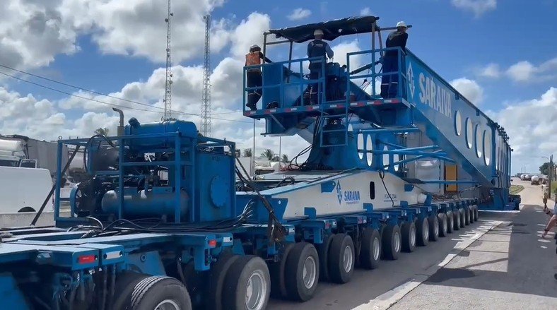 ‘Carreta do transformador’ segue trajeto na BR-230 para Soledade; confira desvio