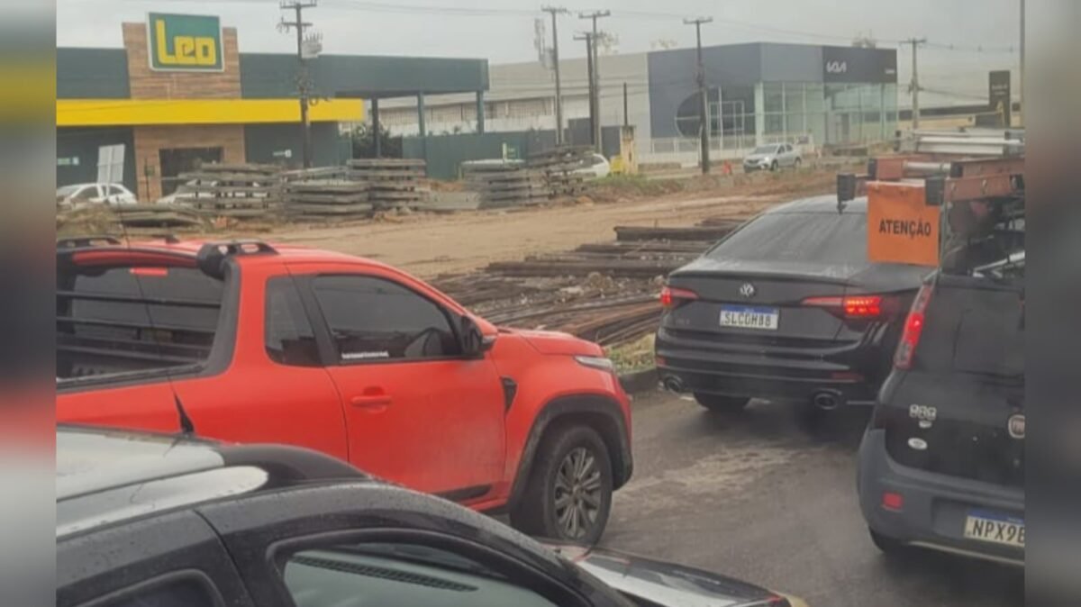 Trânsito na BR-230, no Renascer. (foto: Mônica Melo/acervo pessoa)