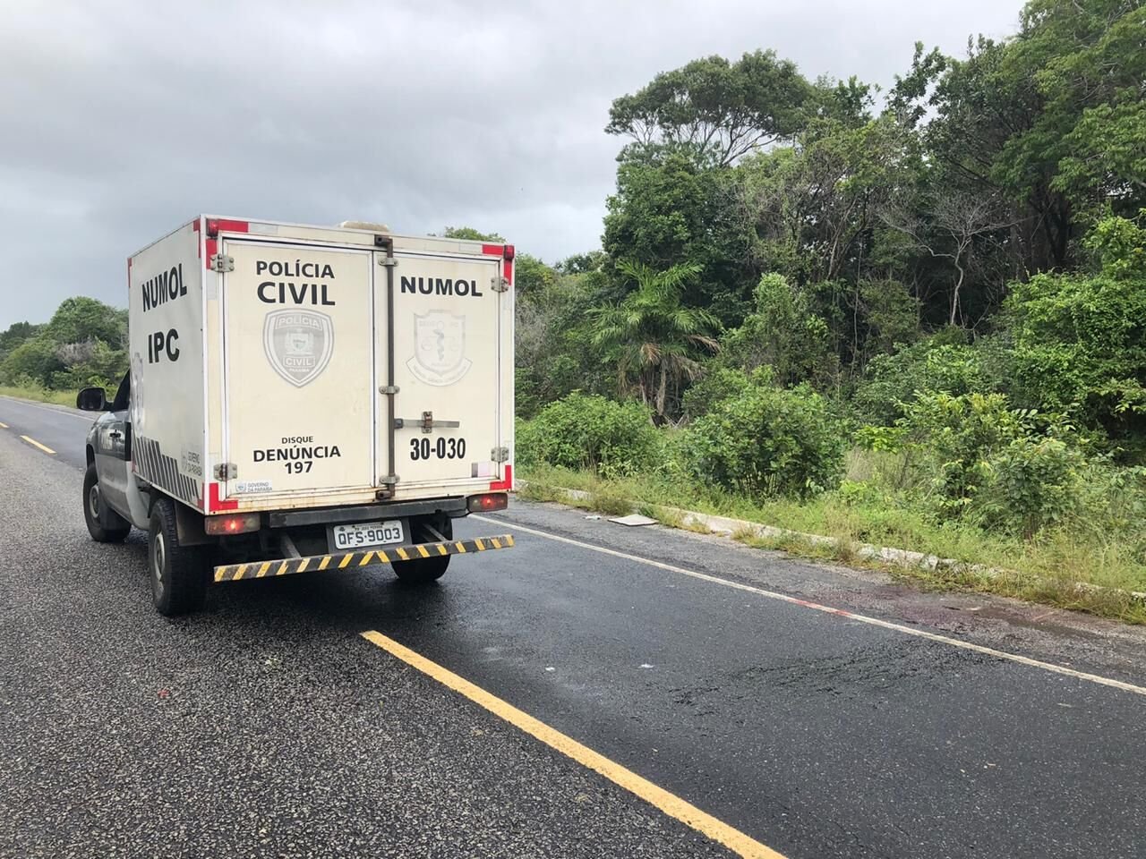 Corpo com disparos de arma de fogo é encontrado em Santa Rita