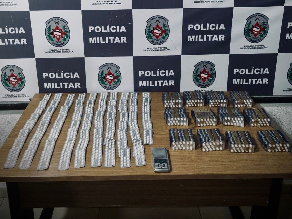 Polícia Militar apreende mais de 4 mil comprimidos de entorpecentes no Bairro das Indústrias, em João Pessoa