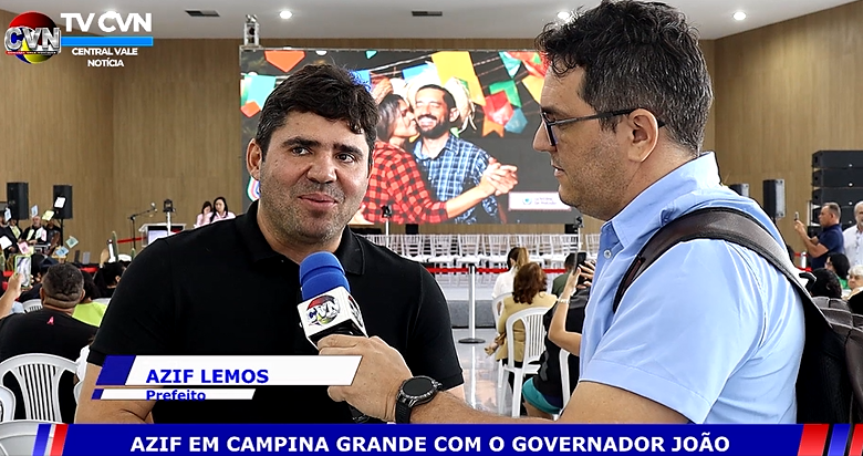 Prefeito de Itaporanga Azif participa ao lado do governador João Azevêdo do anuncio dos investimentos no São João 2025 em Campina Grande – Portal Central Vale Notícias