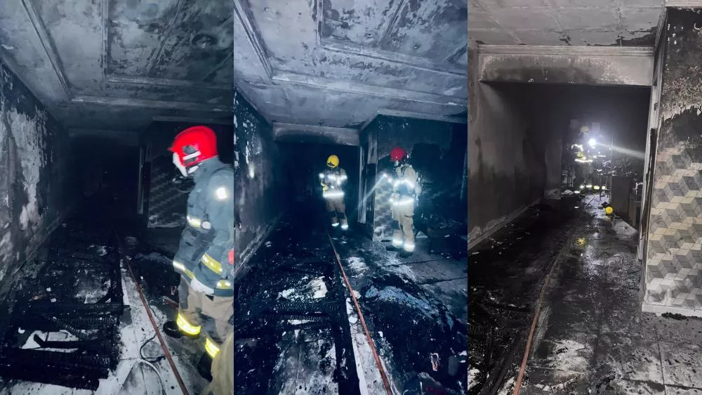 Incêndio em casa deixa quatro pessoas e uma criança feridas, em Patos,