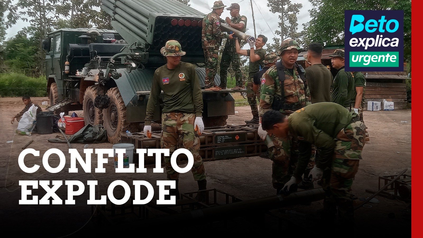 GUERRA NA ÁSIA! Tailândia e Camboja entram em CONFLITO ARMADO na fronteira