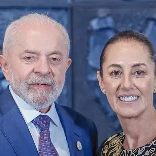 Após ameaças de Trump, Lula propõe a presidente do México ampliar acordo comercial entre os países