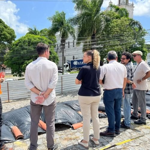 Após queda de parte do muro do Mosteiro de São Bento, força-tarefa planeja muro de arrimo e projeto de recomposição