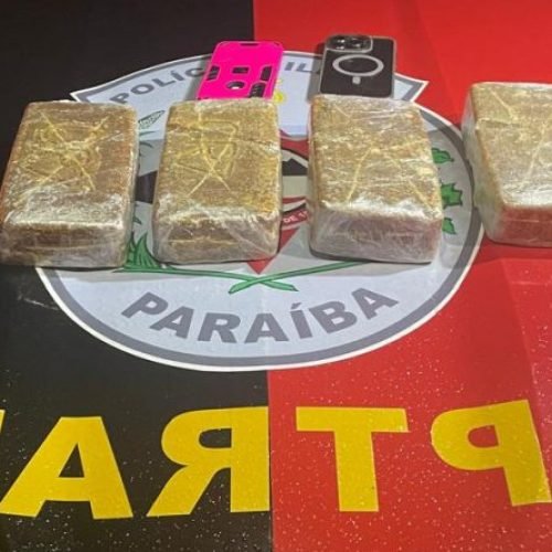 Homem é preso com quatro tabletes de drogas durante blitz em João Pessoa