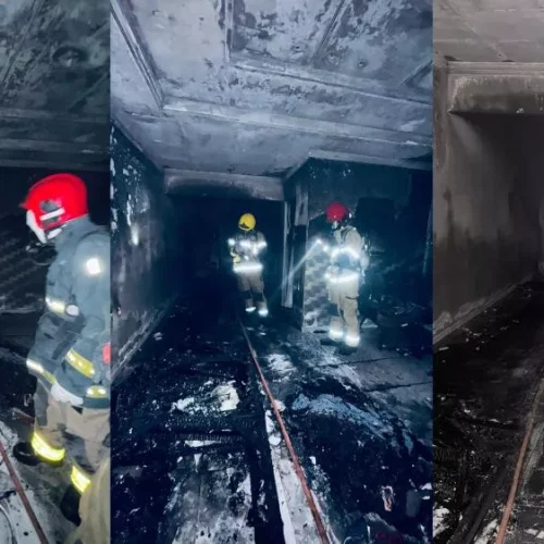 Incêndio em casa deixa quatro pessoas e uma criança feridas, em Patos,