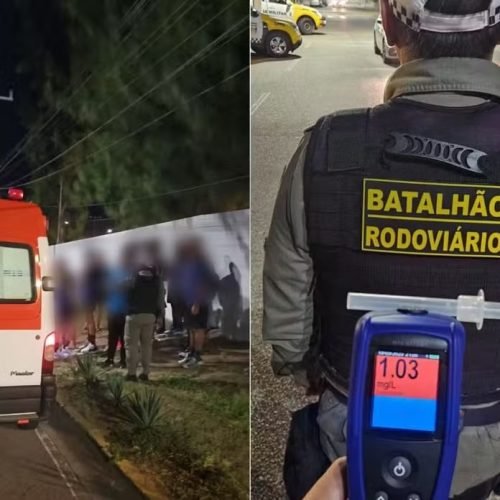 Motorista embriagado é preso no Rio Grande do Norte conduzindo ambulância com 15 atletas da Paraíba