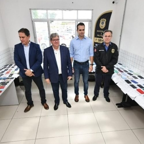 Polícia Civil devolve mais de 300 celulares roubados ou furtados aos proprietários em João Pessoa nesta sexta-feira