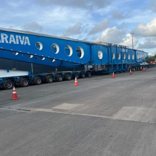 ‘Carreta do transformador’ segue hoje pela BR-230, sentido Campina Grande e PRF pede que motoristas evitem rodovia